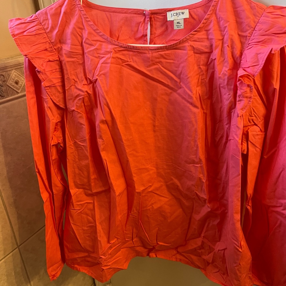 Jcrew XL pink top